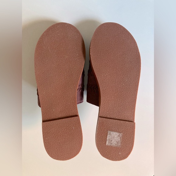 NWOTS Roxy Women’s Sandals Dark Purple Woven Bohemian Sandals Size 8 - Picture 5 of 5